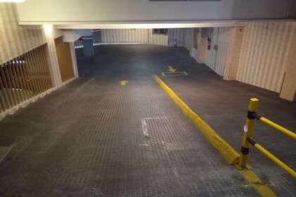 Parking space in Barcelona. 