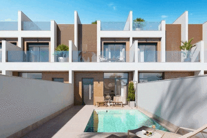 Cluster house for sale in San Pedro del Pinatar, Murcia. 