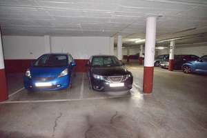 Parkeringspladser i San Vicente, Casco Antiguo, Sevilla. 