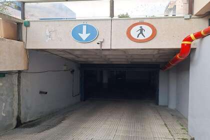 Parking space in Madrid. 