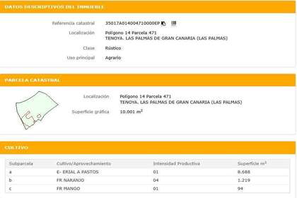 Plot in Palmas de Gran Canaria, Las, Las Palmas, Gran Canaria. 