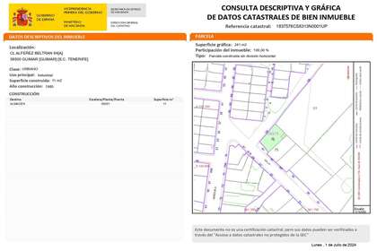 Urban plot for sale in Santa Cruz de Tenerife, Tenerife. 