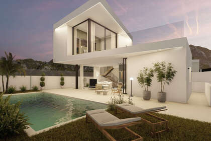 Cluster house for sale in Polop, Alicante. 