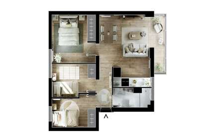 Flat for sale in Madrid. 