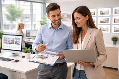 Handelspanden in Benidorm, Alicante. 